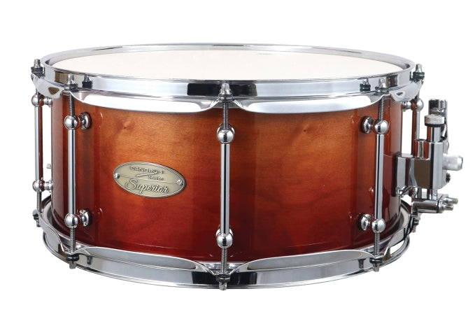 Canopus Session Superior 6.5x14 Snare Drum in Russet Brown Fade Lacquer