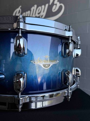 ~WOW!~ TAMA Starclassic Maple 6.5x14 Snare Drum in Molten Electric Blue Burst Lacquer w/ Chrome Hardware