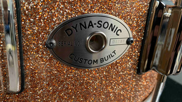 ~LIMITED EDITION~ Rogers Custom-Built 6.5x14 Dyna-Sonic Snare Drum in Champagne Sparkle Lacquer