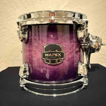 ~NEW!~ Mapex SRT807ZXP Saturn VI Maple/Walnut Hybrid 7x8 Rack Tom in Royal Purple Burst Gloss Lacquer