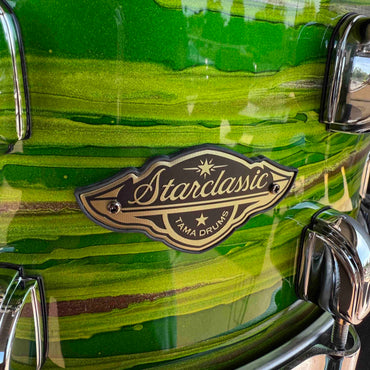TAMA Starclassic Walnut/Birch 6.5x14 Snare Drum in Lacquer Shamrock Oyster