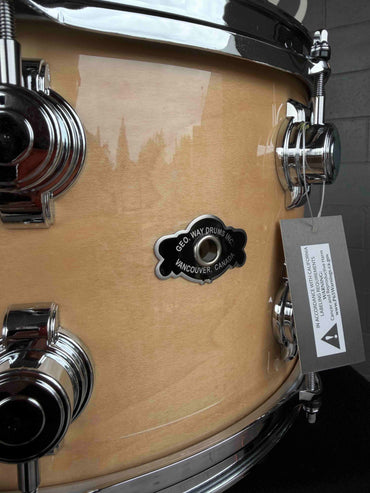 George Way Aristocrat Studio 8x14 Snare Drum in Natural Gloss Lacquer