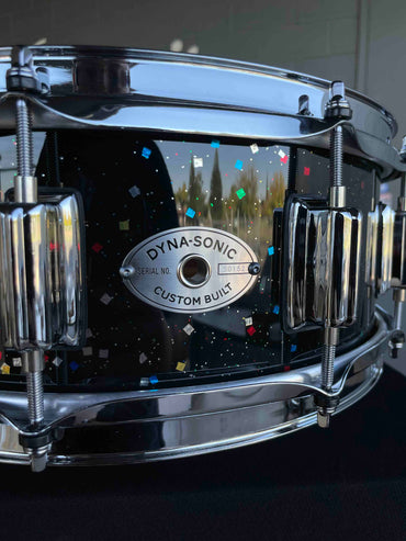 ~NEW~ Rogers 36MG Dyna-Sonic 5x14 Custom Built Snare Drum in Mardi Gras Lacquer
