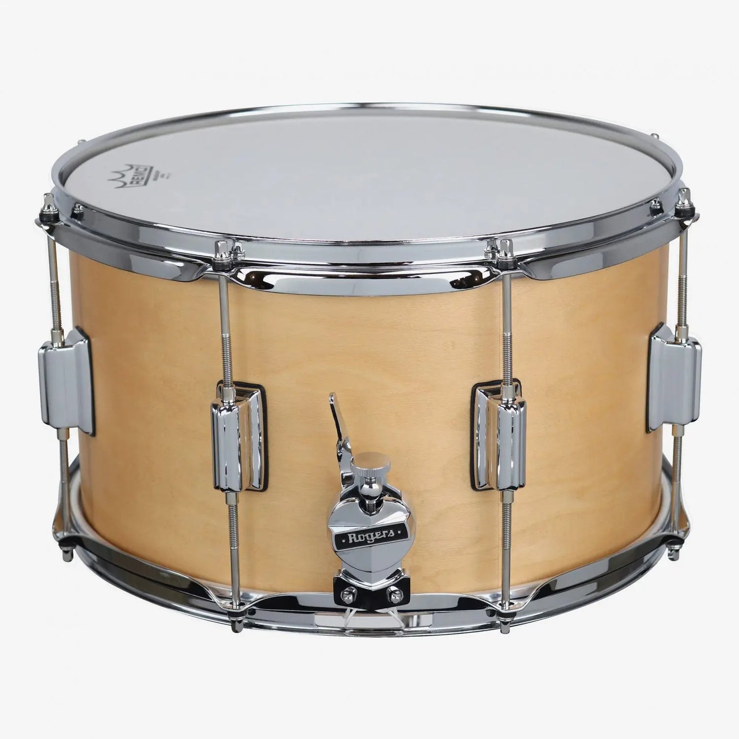 ~NEW!~ Rogers 28SN Powertone Series 8x14 Snare Drum in Satin Natural (SAVE $185!)