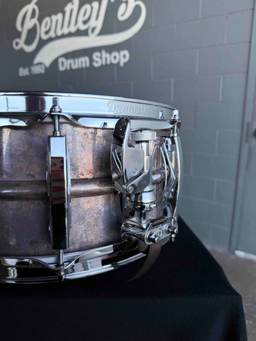 ~NEW!~ Dunnett Classic Model 2N Bronze 6.5x14 Snare Drum in Penny Patina w/ 8 Deko Lugs