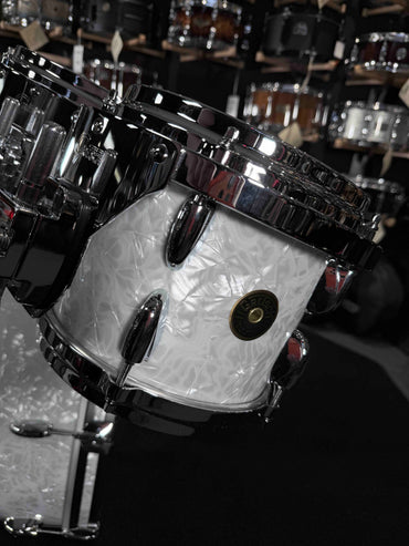 Gretsch USA Custom 5-Piece 8/10/12/16/20 Drum Kit Set in 60's Marine Pearl Nitron