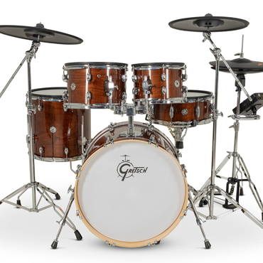 ~NEW!~ Gretsch CE-F405-WG Catalina EVO 5-Piece Electronic Drum Kit Set in Walnut Glaze Lacquer with Cymbals & Hardware (PRE-ORDER)