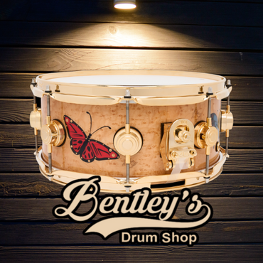 ~LIMITED EDITION~ DW Collector's Series Sheila E. ICON Signature 5.5x13 Pure Maple Snare Drum w/ Gold Hardware & Deluxe Case