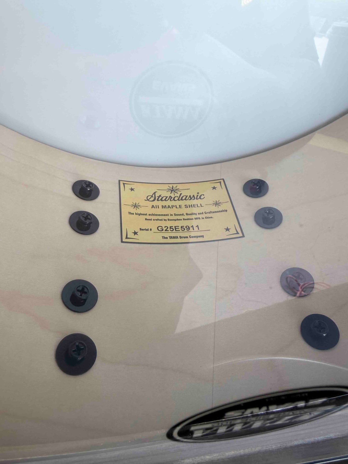 ~WOW!~ TAMA Starclassic Maple 6.5x14 Snare Drum in Deeper Purple Sparkle Lacquer w/ Chrome Hardware