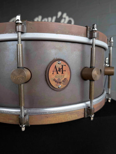 A&F Drum Co. Raw Copper 5.75x14 Snare Drum (Store Demo)