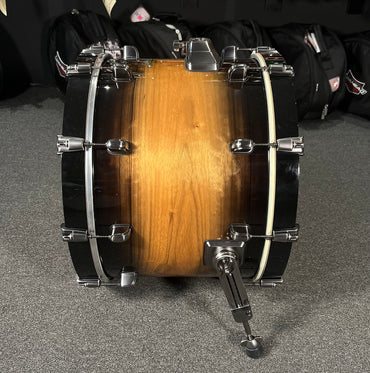 TAMA MEB2014MULNWB Starclassic Maple 14x20" Bass Drum in Natural Pacific Walnut Burst w/ Smoked Black Nickel Hardware