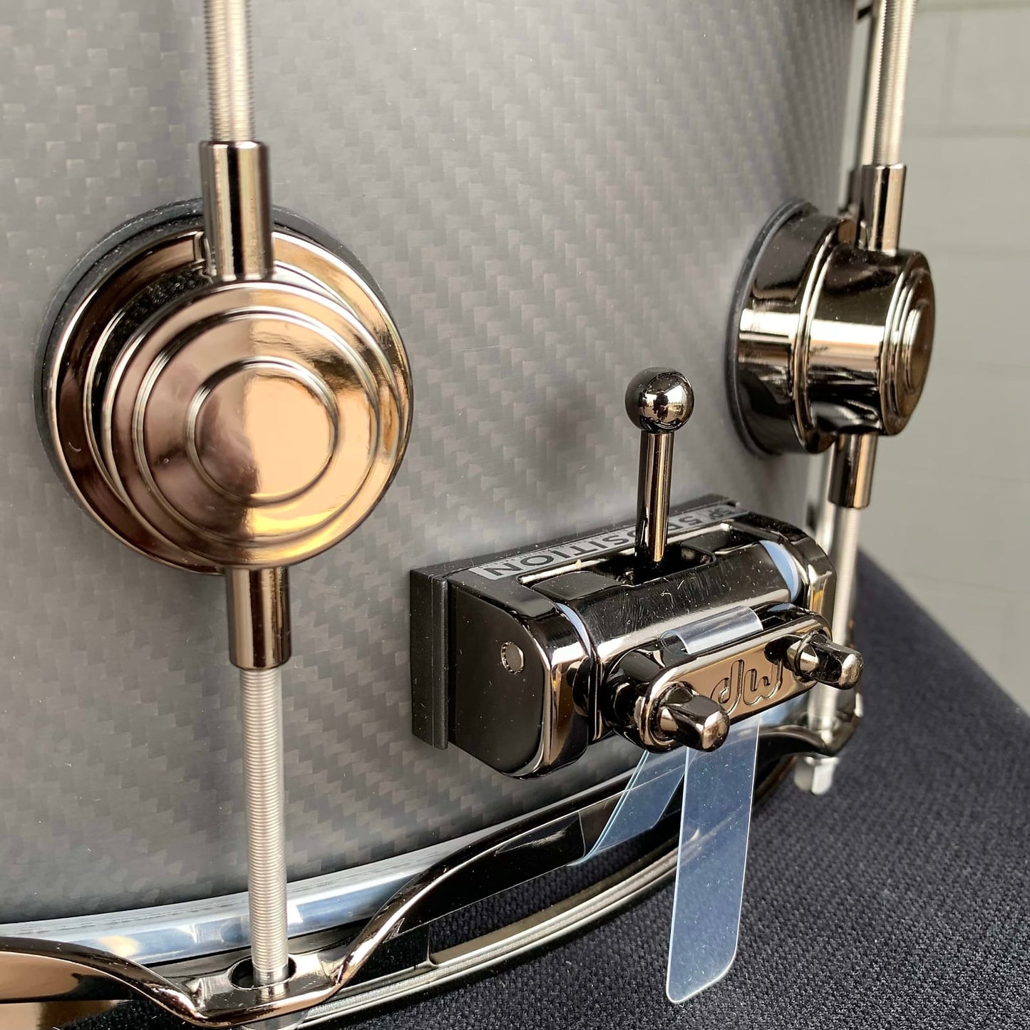 DW Collector's Series 6.5x14 Carbon Fiber Snare Drum w/ Black Nickel Hardware