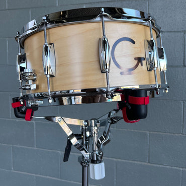 ~BENTLEY'S EXCLUSIVE!~ Gretsch GB6514S8 Brooklyn Series 6.5x14" Branded G Snare Drum in Natural Satin