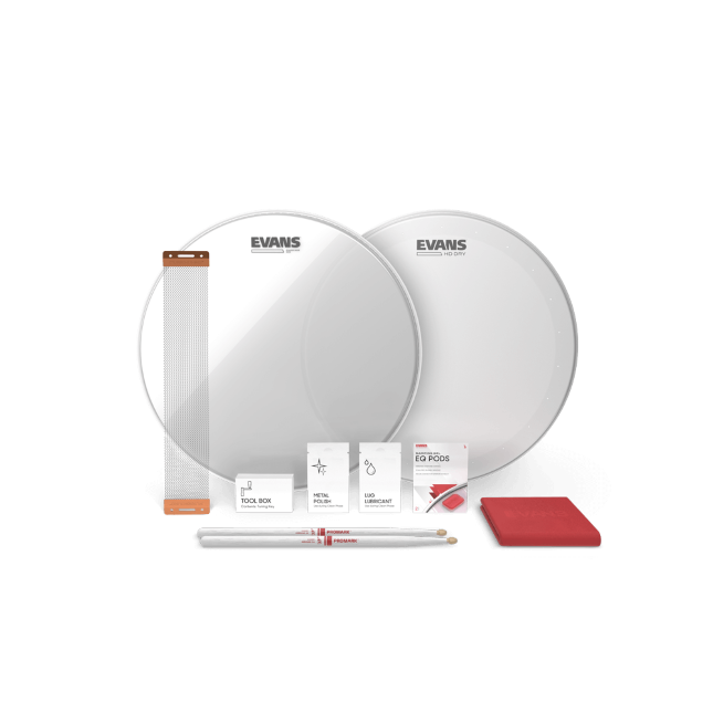 Evans ESTUK-13HDD-1 13" HD Dry Snare Tune Up Kit *IN STOCK*