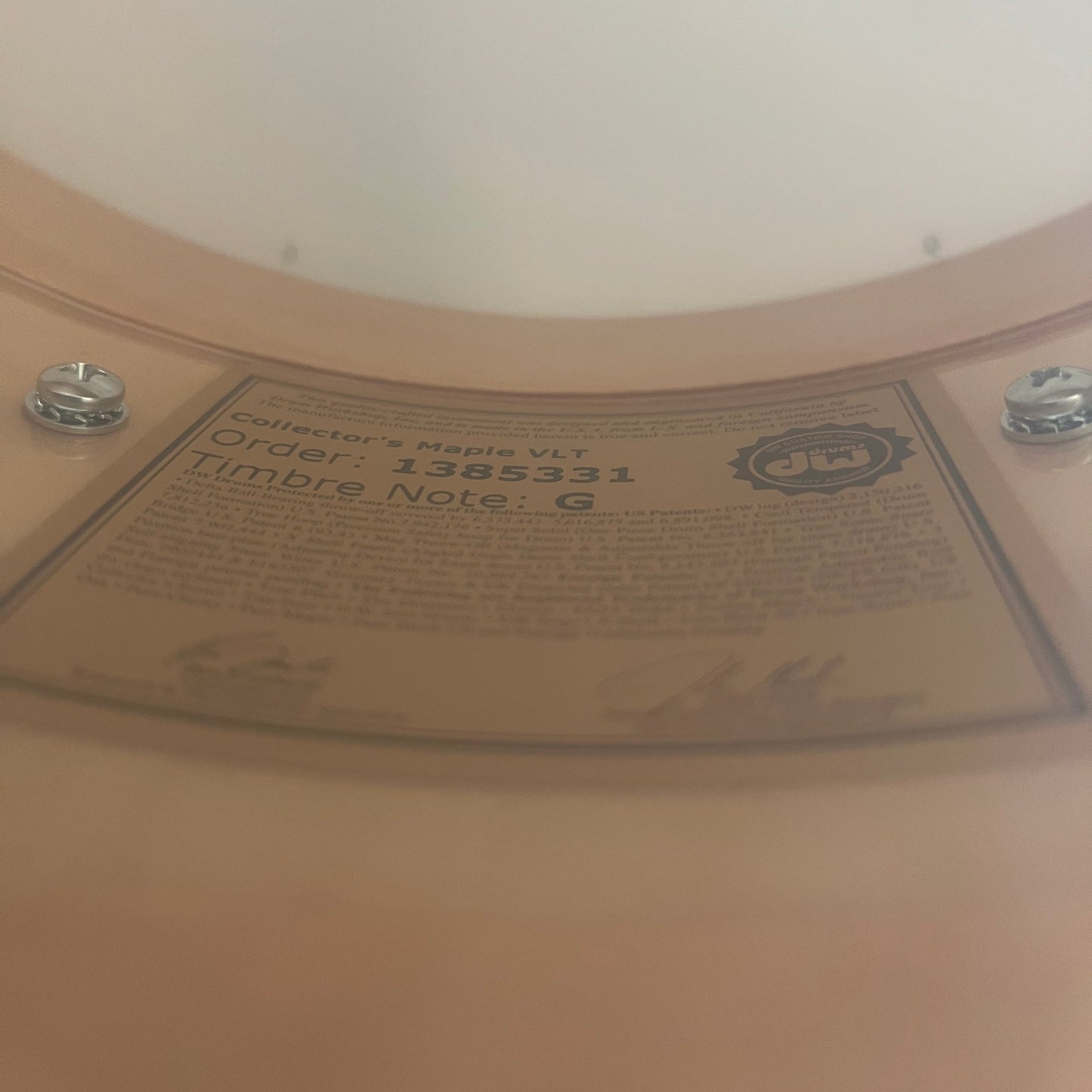 DW Collector's Series 6.5x14" SSC Maple Snare Drum in Ultra Dark Azure Satin Oil w/ Satin Chrome Hardware