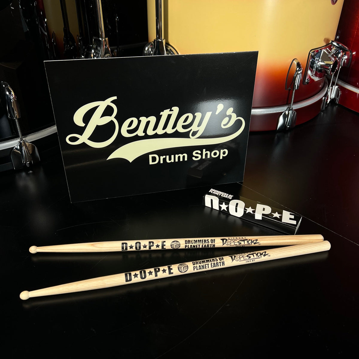 Dope Stickz Natural Hickory Wood 5AX BT (Ball Tip) Drum Sticks Pair