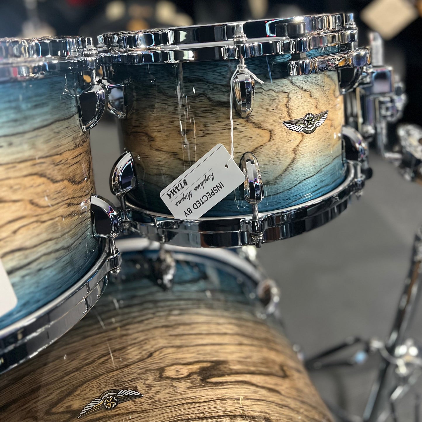 TAMA STAR Walnut 10/12/16/22" Drum Set Kit in Indigo Japanese Sen Burst *IN STOCK*