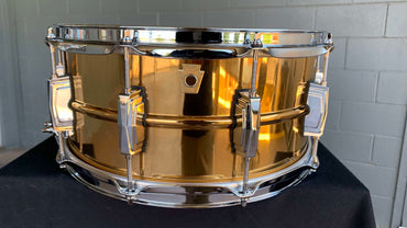 Ludwig LB552 Polished Bronze-Phonic 6.5x14 Snare Drum w/ Imperial Lugs