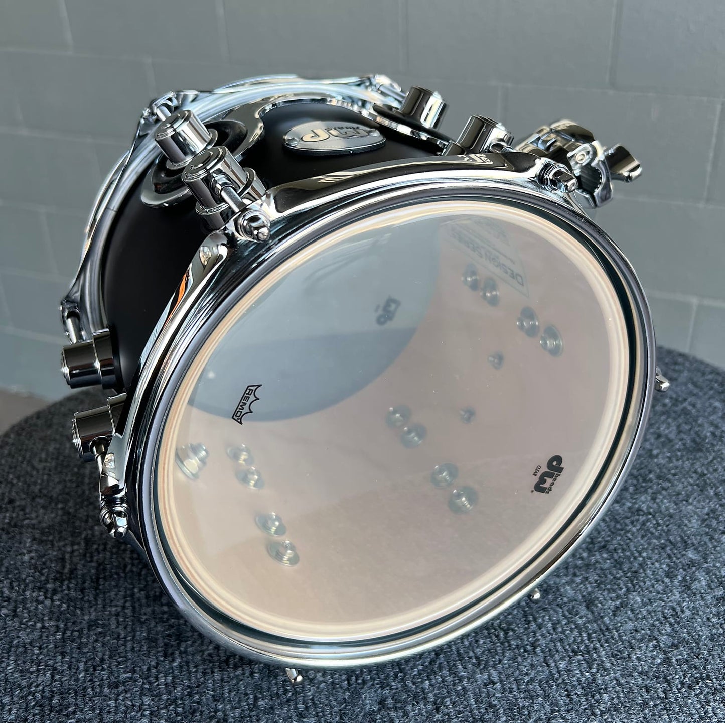 DW Design Series 7x8" Rack Tom in Satin Black