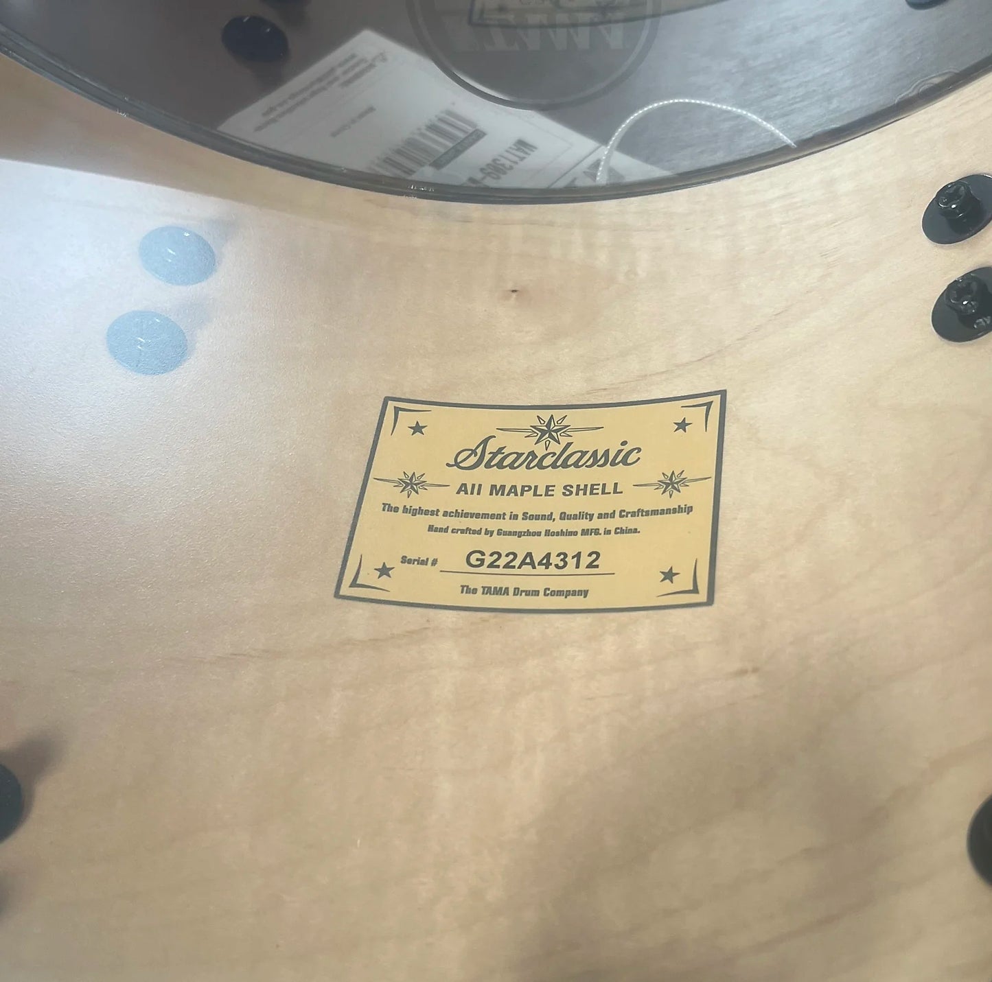 TAMA MAT1309BNMEB Starclassic Maple 9x13" Rack Tom in Molten Electric Blue Burst w/ Black Nickel Hardware