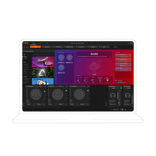 EVANS Hybrid Sensory Percussion Sound System Bundle *IN STOCK*