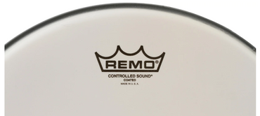 Peau de caisse claire Remo 14" Controlled Sound Coated Black Dot *EN STOCK*