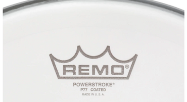 Peau de caisse claire avec revêtement Remo 14" P77 Powerstroke 77 avec point transparent *EN STOCK*