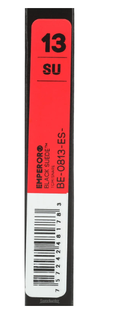 Remo 13" Emperor Black Suede Drum Head *IN STOCK*