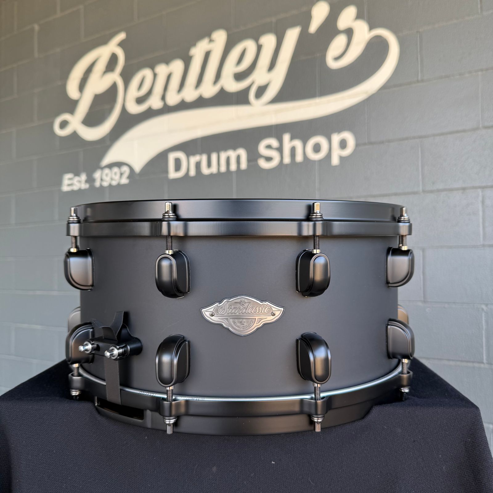 ~LIMITED EDITION!~ 2026 TAMA Starclassic Performer 6.5x14 Snare Drum in Flat Black Lacquer with Flat Black Hardware *IN STOCK*