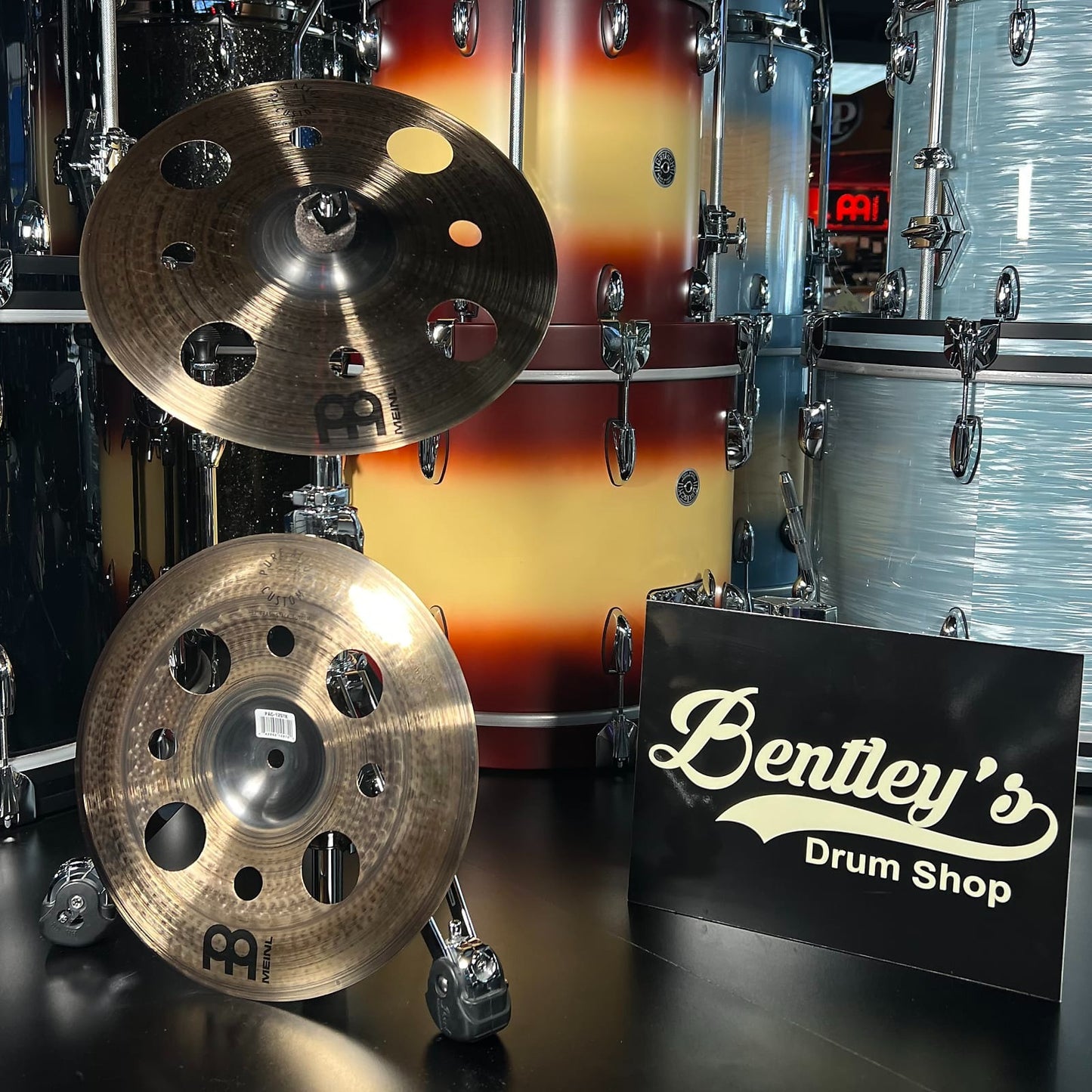 Basurero apilable personalizado de aleación pura de 12" de Meinl PAC-12STK