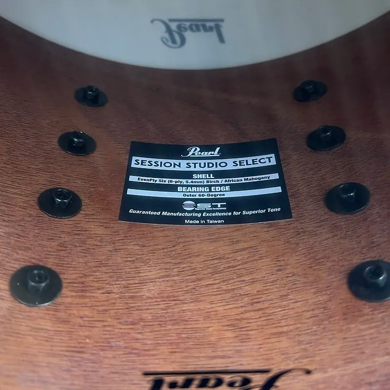 Caisse claire Pearl STS1480S/C316 Session Studio Select 8x14" en noir Halo Glitter