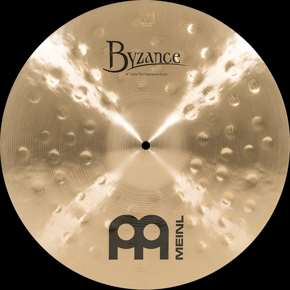 Pack mixte Meinl #2 Byzance 16" Dual Crash & Byzance 18" Extra Thin Hammered Crash BMIX2