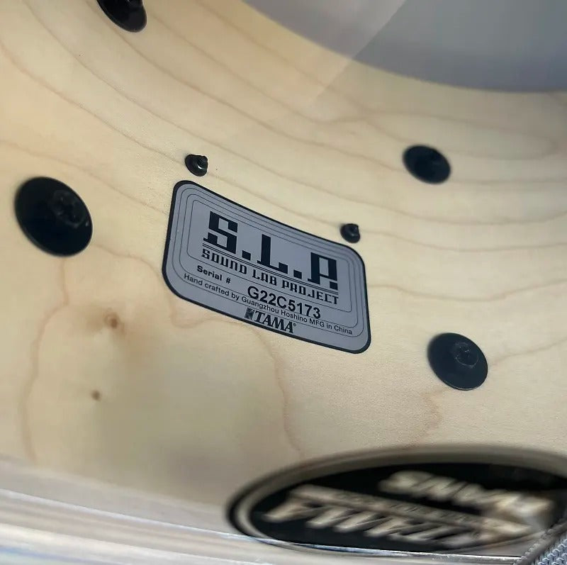 *Limited Edition* TAMA LGM147ZGNZ S.L.P 7x14" G-Maple Snare Drum in Natural Zebrawood Gloss