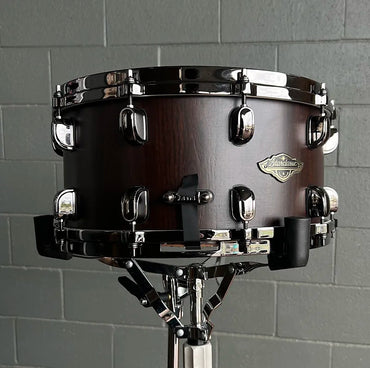 ~BENTLEY'S EXCLUSIVE~ TAMA Starclassic Walnut/Birch 7x14" Snare Drum in Exotic Satin Cordia with Black Nickel Hardware & FREE Case