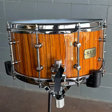*Limited Edition* TAMA LGM147ZGNZ S.L.P 7x14" G-Maple Snare Drum in Natural Zebrawood Gloss