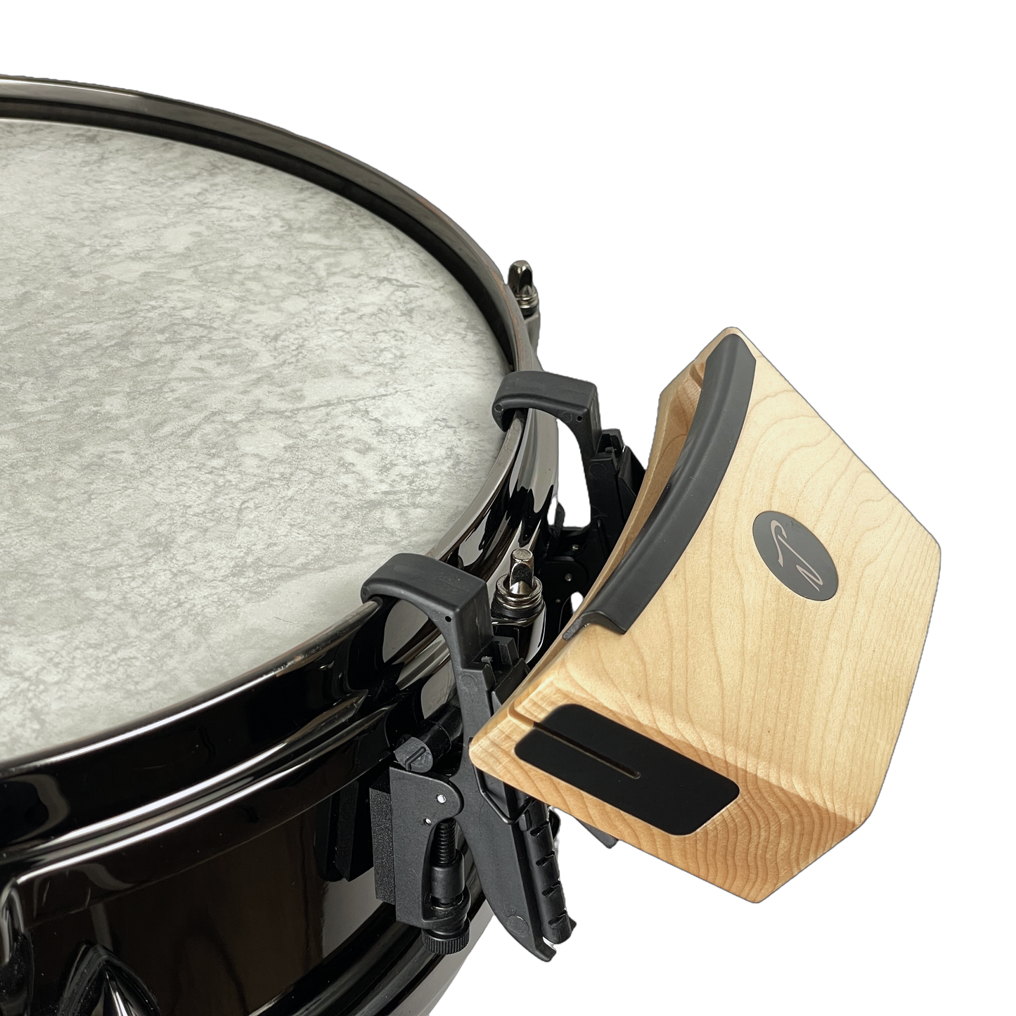 Percussion Native Tongue Rhymblock en érable massif de 6 po avec RhymClips RCP-RW6-M