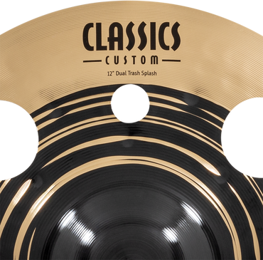 Platillo doble Trash Splash Meinl CC12DUTRS Classics Custom de 12" con demostración en video