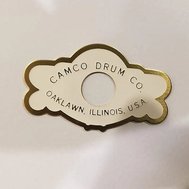 Insigne de tambour de la Camco Drum Company Oaklawn, Illinois