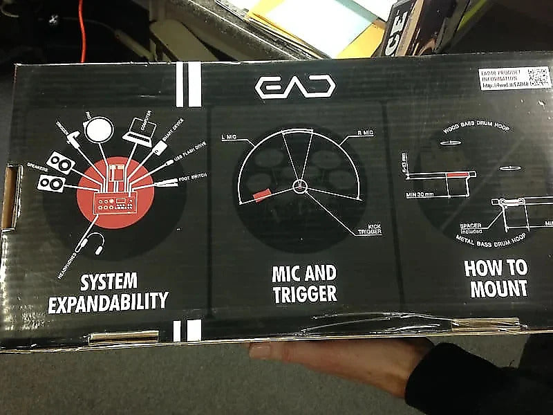 Módulo de batería acústica electrónica Yamaha EAD10 con micrófono y pastilla de activación