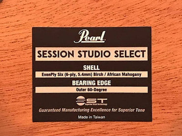 Pearl STS1465S/C414 Session Studio Select 6.5x14" Snare Drum in Ice Blue Oyster *IN STOCK* (SAVE OVER $100 AT CHECKOUT!)