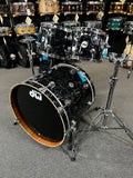 DW Collector's Series 10/12/16/22 Maple/Mahogany Drum Kit Set in Black Velvet