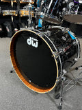 DW Collector's Series 10/12/16/22 Maple/Mahogany Drum Kit Set in Black Velvet