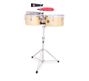 *SPECIAL ORDER* LP Latin Percussion LP255-B Tito Puente Signature 12" and 13" Brass Timbale Set