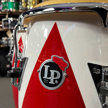 Juego de conga tumba LP de fibra de vidrio Quinto con acabado diamante rojo exclusivo de Bentley