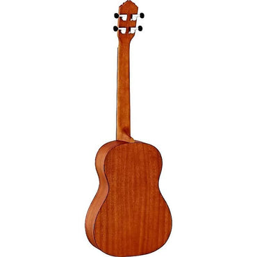 Ukelele barítono con tapa de abeto de la serie Bonfire RU5-BA de Ortega Guitars