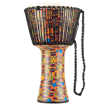 Djembe de cuerda acolchada keniana de la serie Travel de 12" de Meinl PADJ2-LF con parche sintético