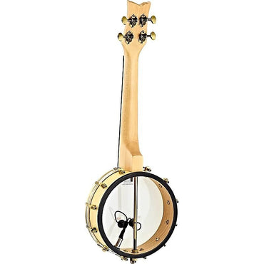 Ortega Guitars OUBJE90-MA Bangolele Series Bangolele de concierto en satén natural con vídeo de demostración