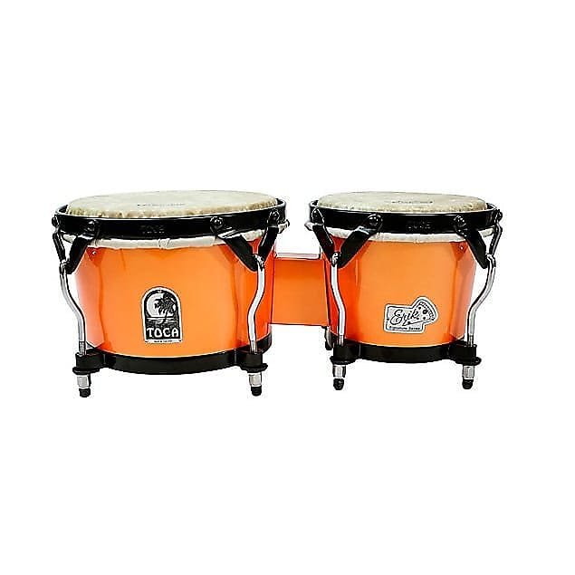 Toca 5200-FIR Erik Piza Bongos in Iridescent Orange Finish
