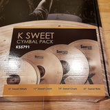 Zildjian KS5791 K Sweet 15/17/19/21" Cymbal Pack