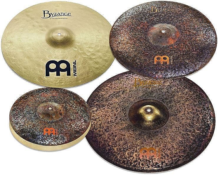 Juego de platillos Byzance Meinl MJ401+18 14/20/21 y Crash Mike Johnston Signature de 18" GRATIS